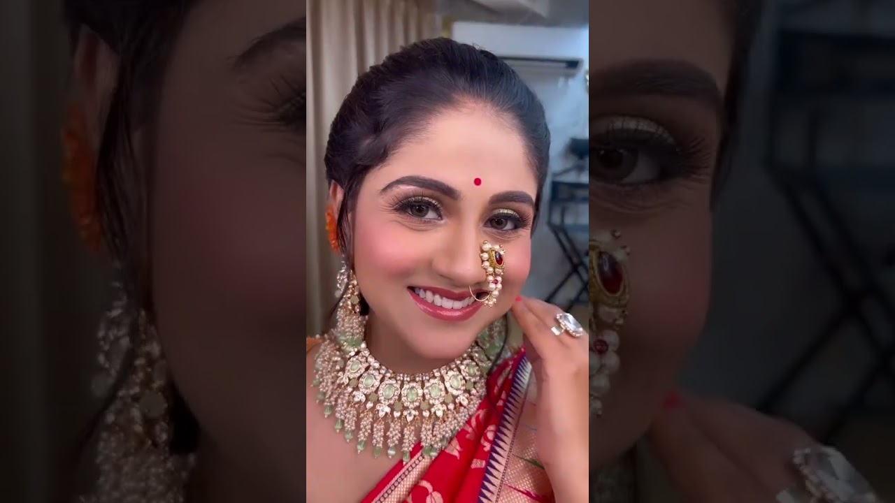 Marathi wedding look transformation  