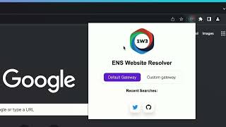 ENS Website Resolver for chrome edge and other browsers