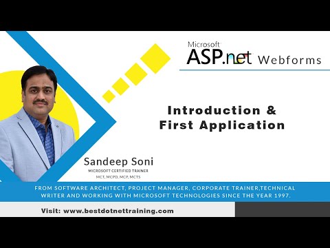 Step-by-step ASP.NET Tutorial for Beginners | Introduction to ASP.NET Webforms Part-1