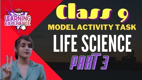 model activity task life science class 9 part 3 | west bengal board