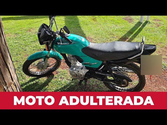 GUARDA MUNICIPAL DE ARAPONGAS ENCAMINHA HOMEM COM MOTOCICLETA ADULTERADA