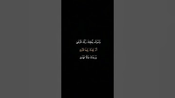 وَلَسَوْفَ يُعْطِيكَ رَبُّكَ فَتَرْضَىٰ #سورة_الضحى #القارئ_ماهر_المعيقلي #كرومات_قرآن