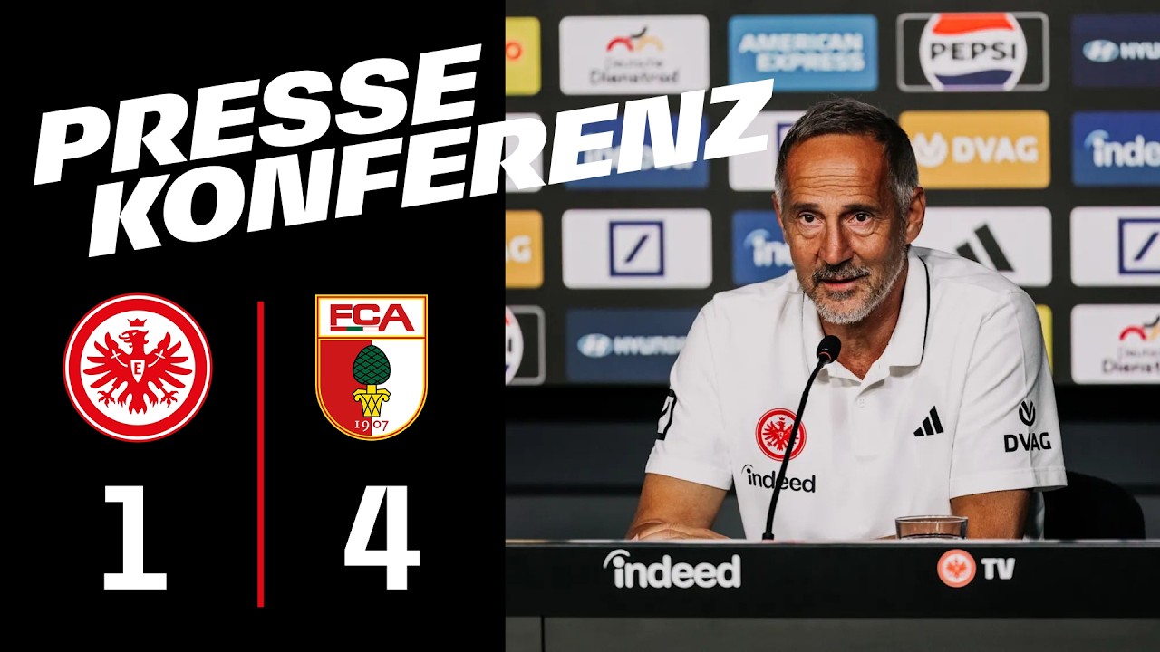 "Nicht mehr ins Spiel gefunden" I Pressekonferenz nach Eintracht - Augsburg