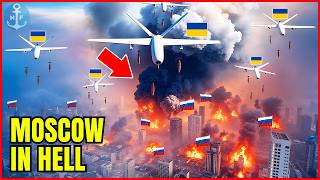 🚨 LIVE: 90 Ukrainian Drones Strike MOSCOW at Once — Then THIS Happened