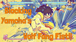Dragon ball fighterz how to block Yamcha