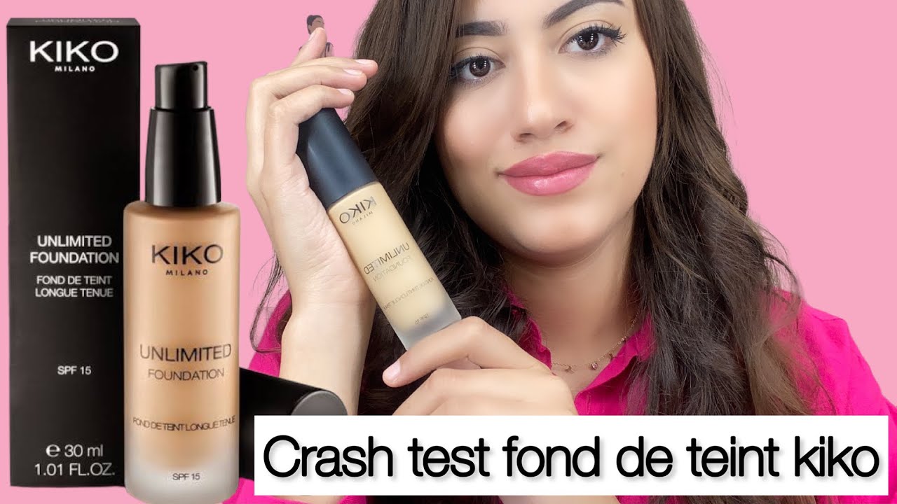 Crash test | je teste KIKO MILANO fond de teint | unlimited foundation | yay 😁 or nay 🙁 ?