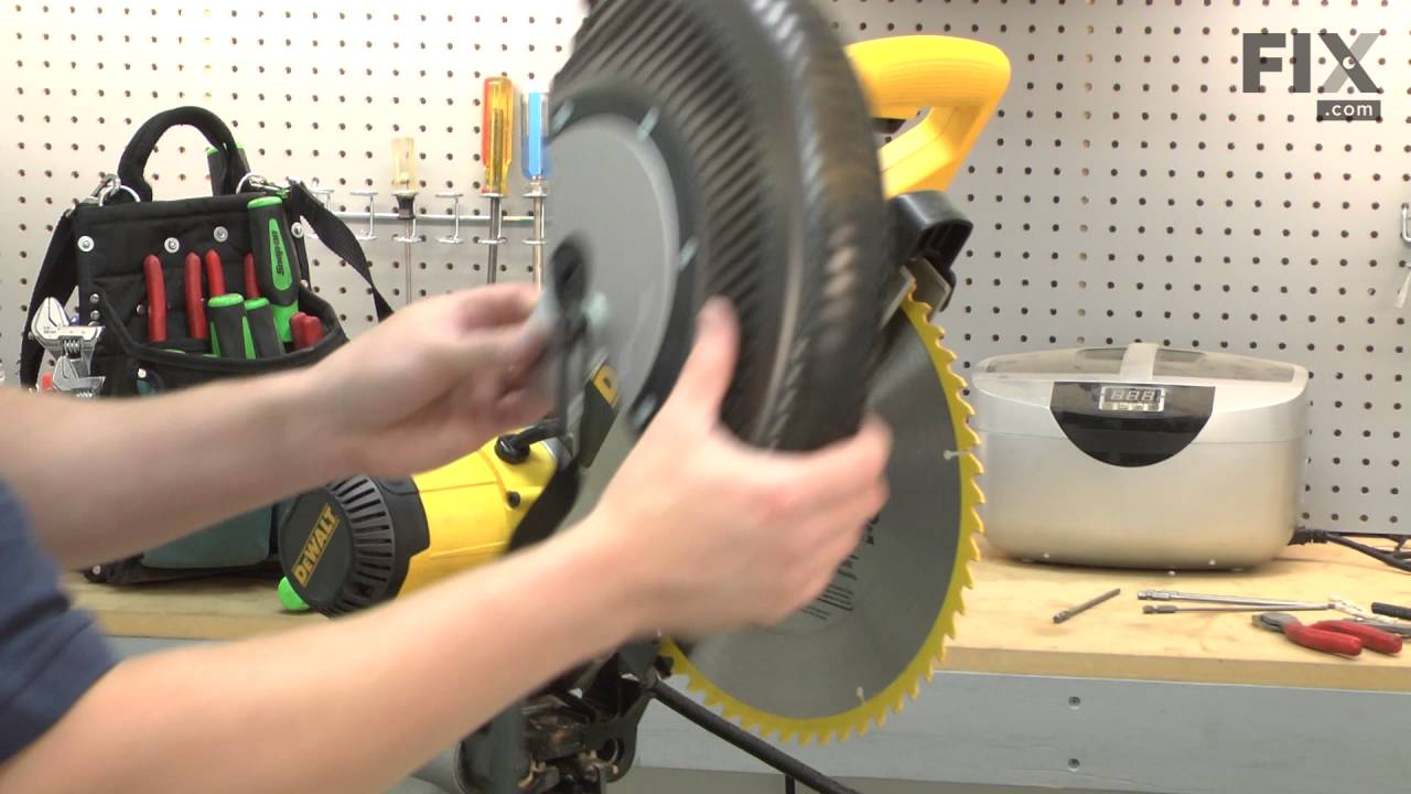 Dewalt Miter Saw Repair How To Replace The Blade Guard Assembly Youtube