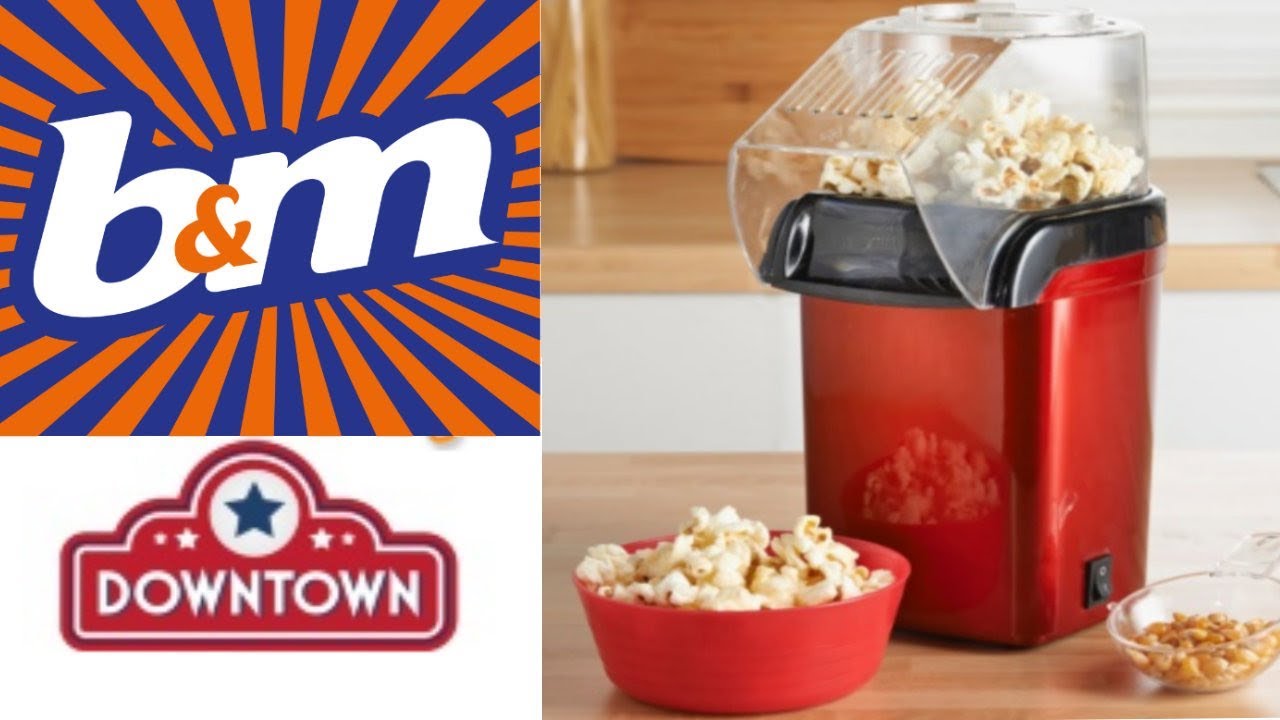 Downtown Popcorn Maker Review - YouTube