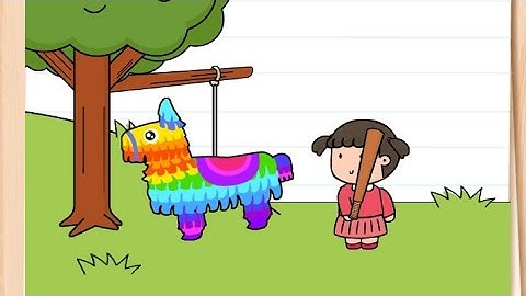 Brain test all Star iq boost daily puzzle 13 august 2025 help the girl hit the pinata safety.