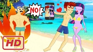 My Little Pony Mlp Equestria Girls Transforms With Animation Beach Smartphone Love Story Real Life