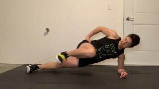 Side Plank Knee Pulls