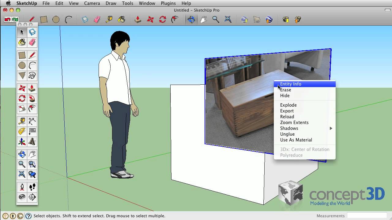 SketchUp Tips And Tricks Image Texture Matched Photo Import Options