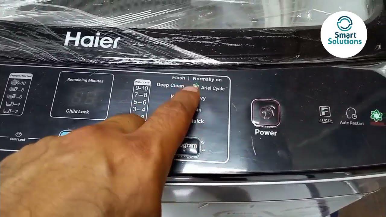 Как запустить стиральную машину haier