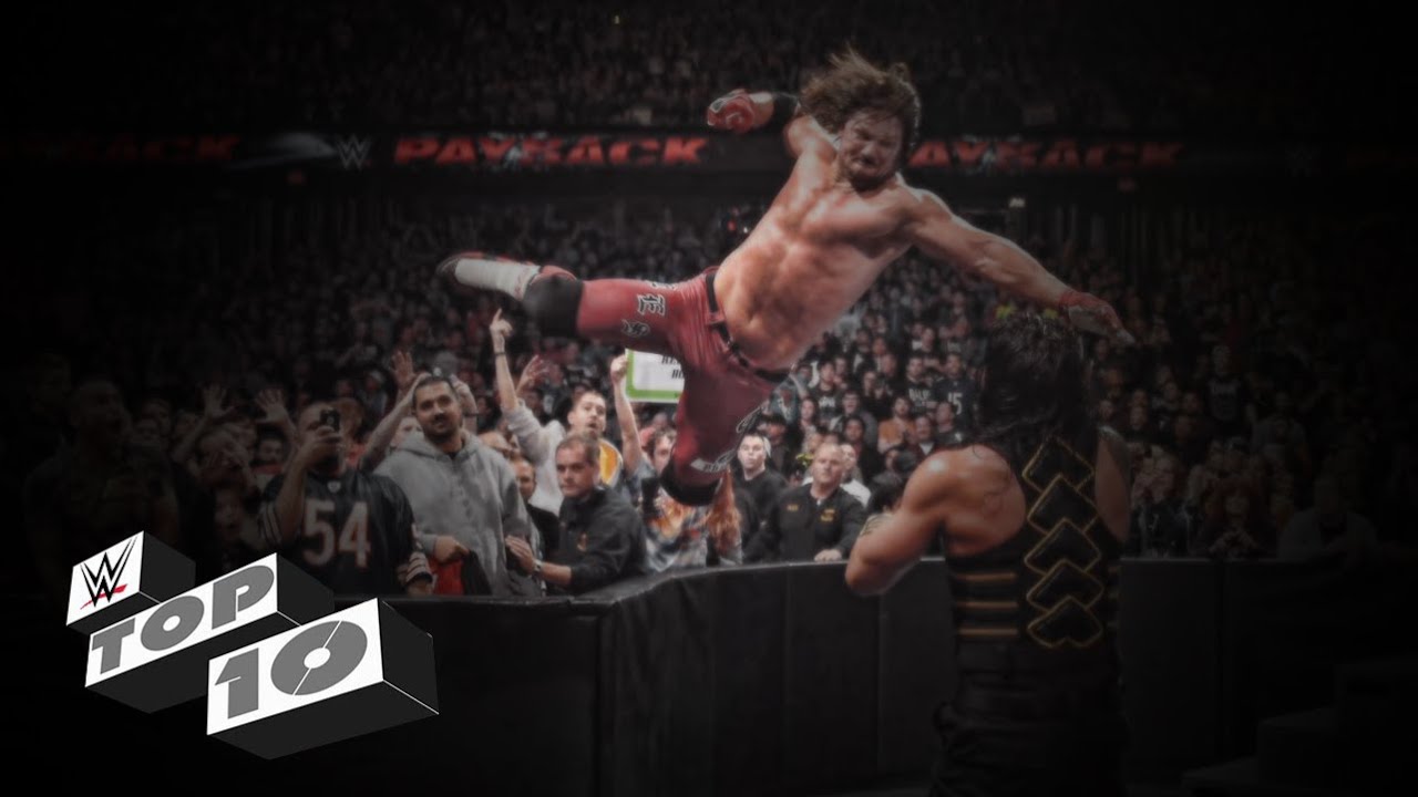 Top 10 Finishers of WWE 2016 YouTube