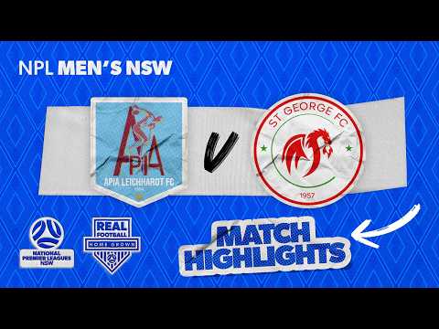 NPL Men's NSW Round 12 Highlights – APIA v St George FC — football highlights
