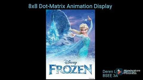 8x8 Dot-Matrix Animation Display