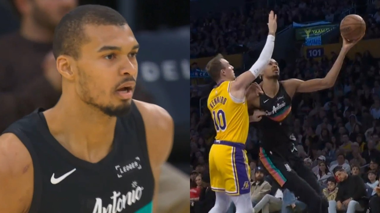 Victor Wembanyama drops 40 POINTS in 26 minutes vs Lakers - Full Highlights