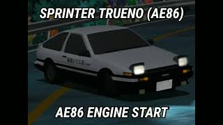 AE86 Engine Start | Initial d sound ound effects