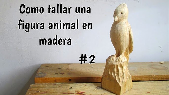 🐦 WOOD CARVING COURSE ▻ how to carve ANIMAL FIGURES in wood #1 