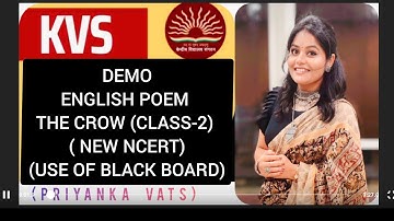 KVS INTERVIEW,ENGLISH POEM #demo #newncert #kvsinterview #kvs2023 #kvs2023interview #kvs #class2