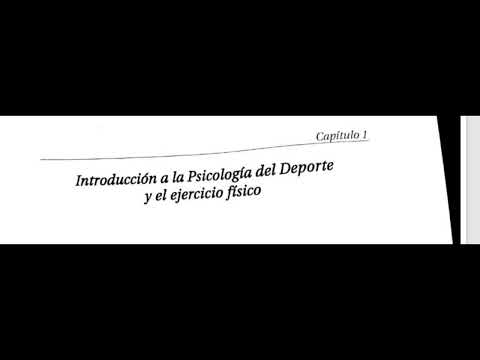 Introduccion a la Piscologia del Deporte y Ejercicio Fisico