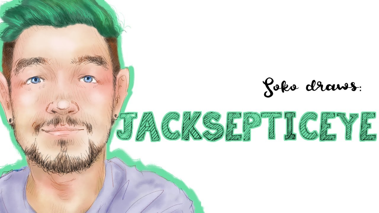 New hairstyle Jacksepticeye speedpaint (semirealism) YouTube