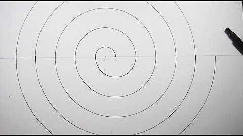 O que é desenho espiral?