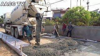 Amazing Modern Technology Techniques  Road Construction Machine Concrete Mixer Trucks