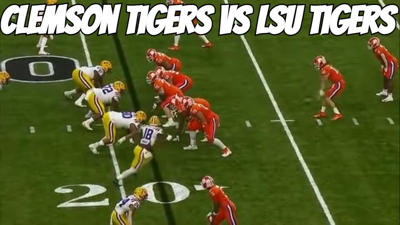 Clemson Tigers vs LSU Tigers NCAAF 2019-2020 CFP National Championship (FULL GAME)
