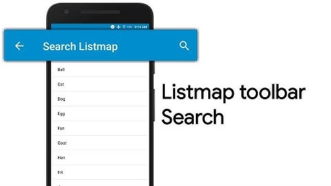 Search listmap data using toolbar searchview in Sketchware.