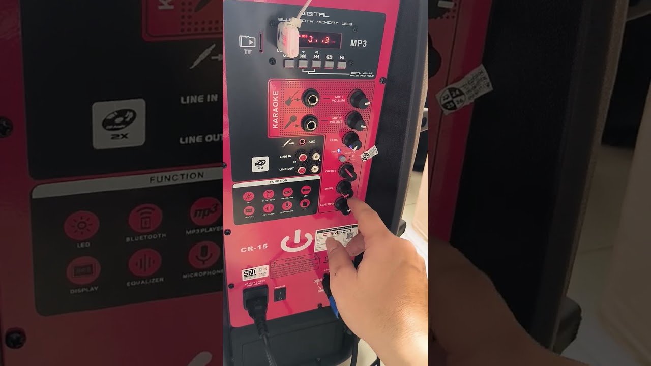 test pengiriman pesanan pak?  speaker aktif pasif Crimson show / soul 15 inch