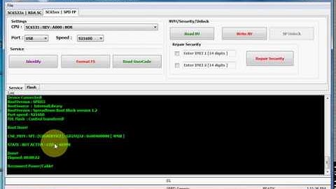 How to read co0de Maxx Turbo T3  spd sc6531a and boot key