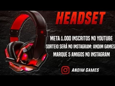Sorteio Headset Free Fire