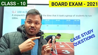 Case Study Question Class 10 mathematics || CBSE BOARD EXAM 2021 || Part 1 || Mathematics Analysis Profile