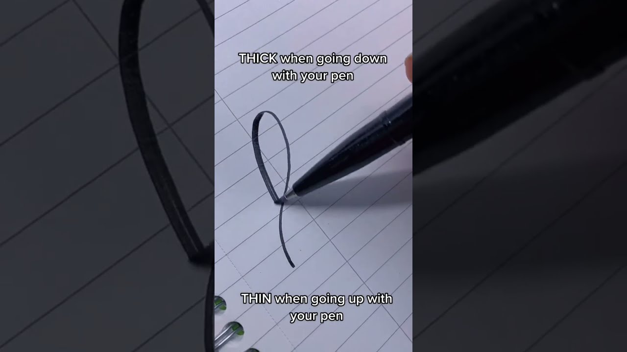 Learn Calligraphy In Under 10s Brush Lettering Quick Simple Tutorial