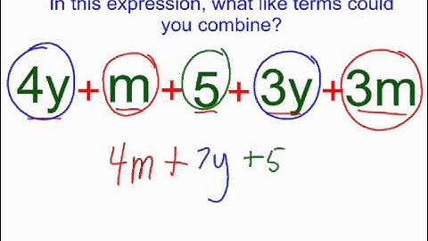 Combining Like Terms