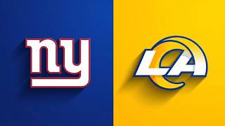Week 2 New York Giants vs Los Angles Rams MNF