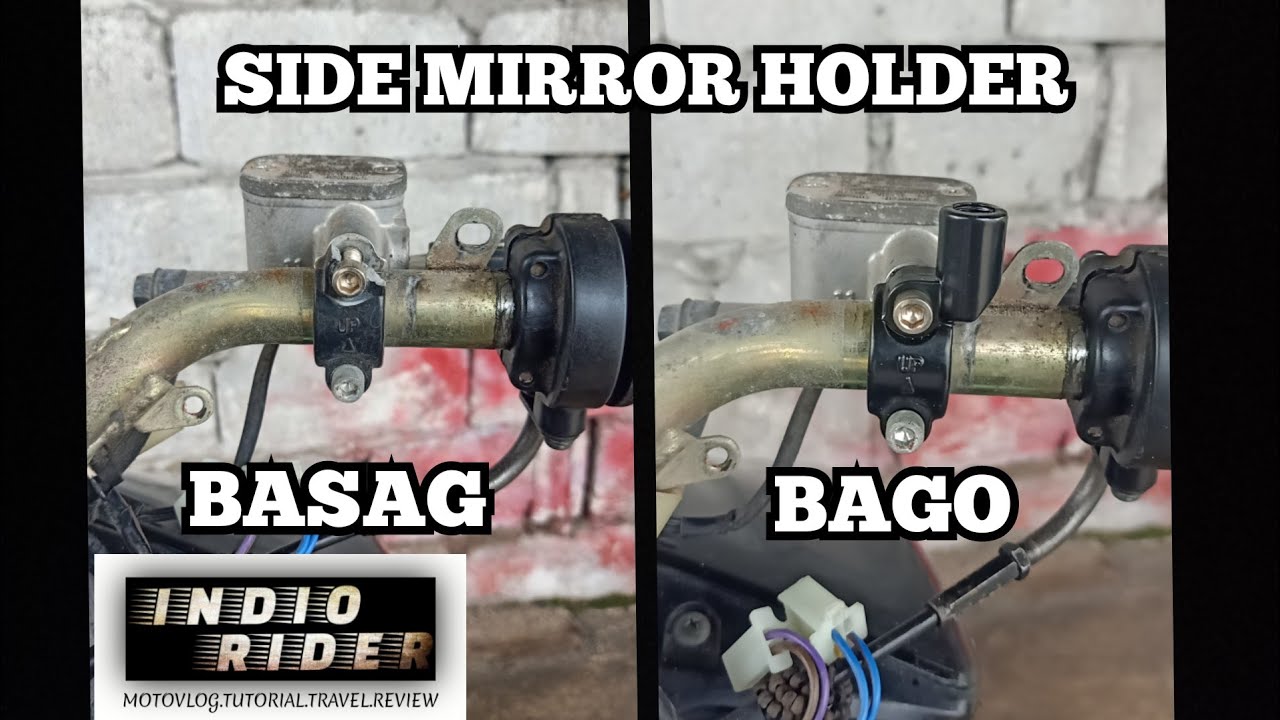 SIDE MIRROR HOLDER. PAANO PALITAN. BASAG NA SIDE MIRROR HOLDER PAANO