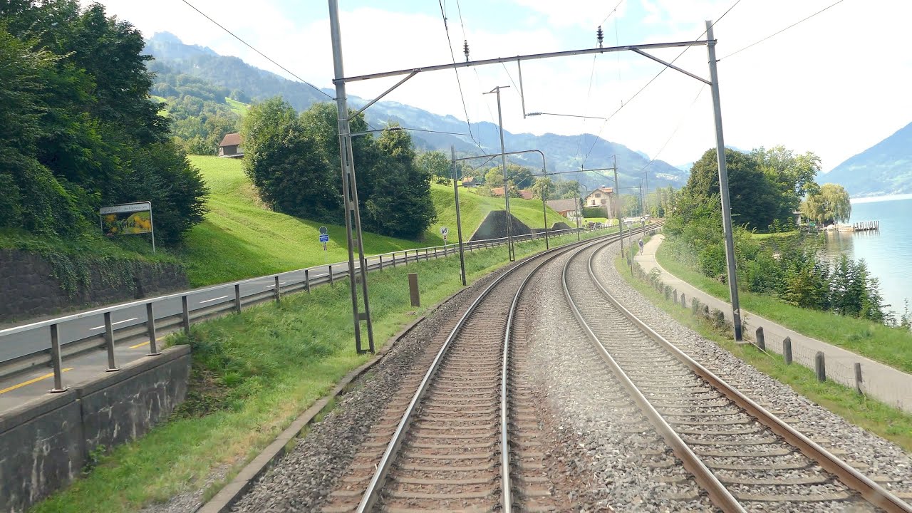 ★ 4K 🇨🇭 Chur - Zürich Cab ride, Switzerland [09.2016] Führerstandsmitfahrt