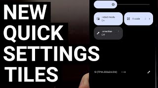 Android 13 Adds Quick Settings Tiles for One Handed Mode, Color Correction & the QR Scanner screenshot 5