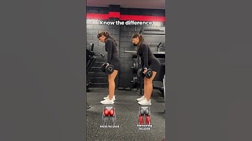 Deadlifts: Glute vs Hamstring Emphasis #glutesworkout #legday #legworkout
