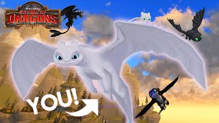 PLAY AS A DRAGON! *NEW FEATURE* Wild Dragon Mode | School of Dragons