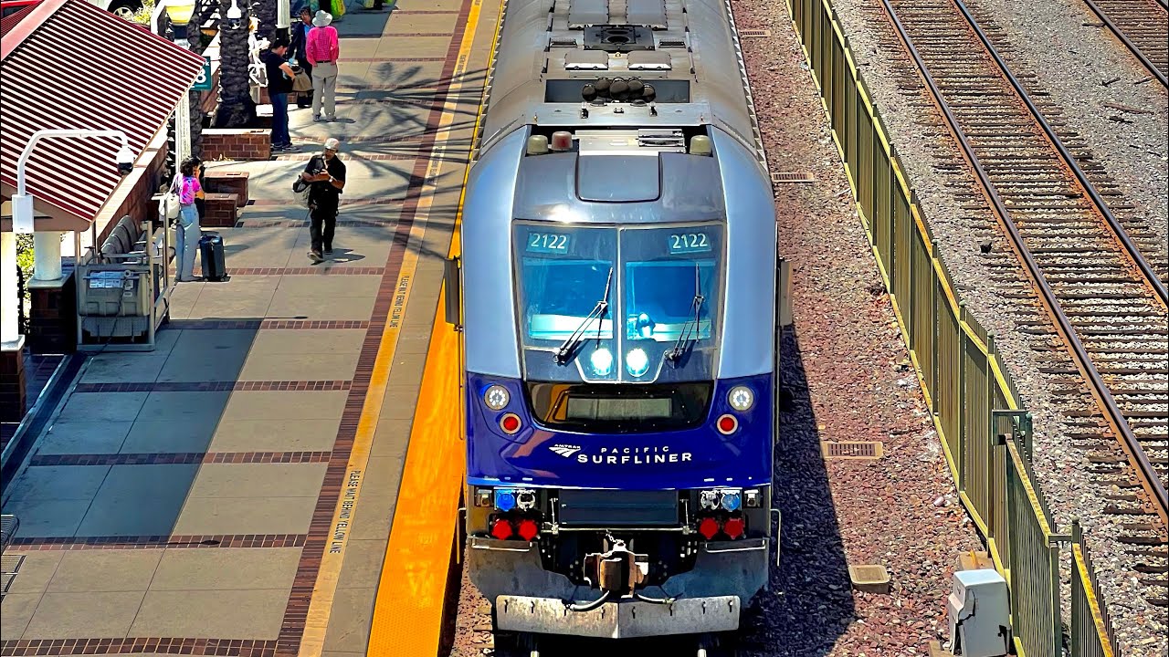 Train Action in Fullerton, CA!