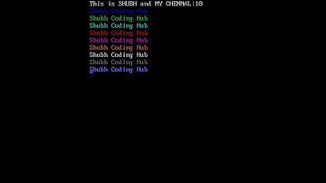 #shubh | Color coding kaise kare| coding for beginners|how to use c++ in laptop  #c #coding #turbo