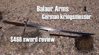 Does This German War Knife - The Balaur Arms Kriegsmesser - Live Up To Its Name? Featuring Kane Shen