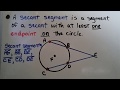 Geometry 12.6b, Secant-Secant Product Theorem