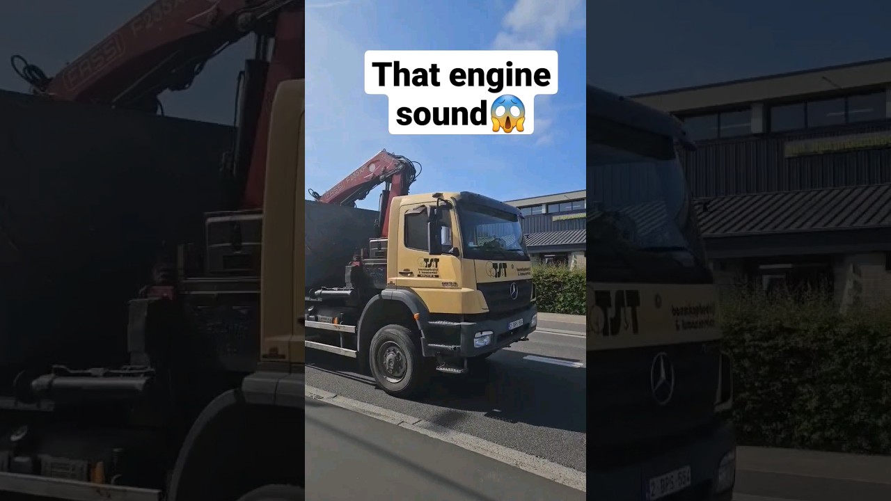 Mercedes truck engine sound 🇩🇪 