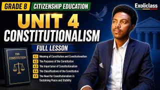 Don’t Fail! Constitutionalism Explained | Grade 8 Citizenship Unit 4 | Exoliclass