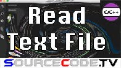อ่าน text file แล้วแสดงผล ด้วยภาษา C/C++