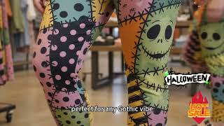 Transforming into a Witchy Doll Sally Patchwork Outfit Showcase Try-On